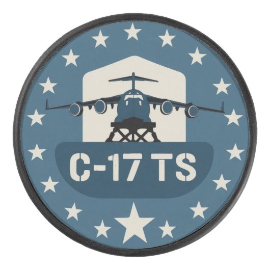 C-17TS-PATCH EISHOCKEY PUCK (Vorderseite)