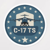 C-17TS-PATCH ETIKETTEN (Design 1)