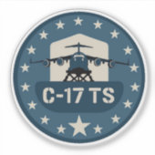 C-17TS Tumbler Aufkleber (Vorderseite)
