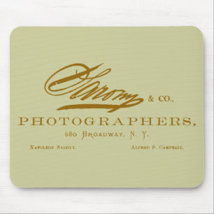 C. 1870 Napoleon Sarony, amerikanischer Fotograf Mousepad