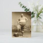 C. 1890 Der große Kerl Postkarte (Stehend Vorderseite)