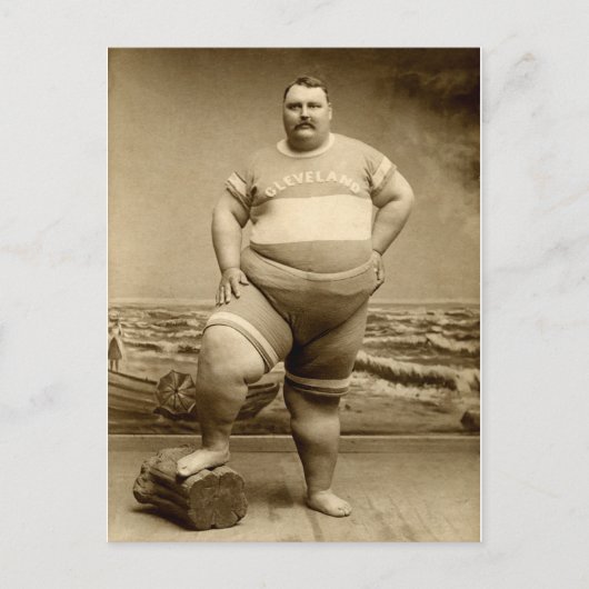C. 1890 Der große Kerl Postkarte (Vorderseite)