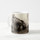 C., 1905 Eisenbahn-Zug Kaffeetasse (Vorderseite Links)