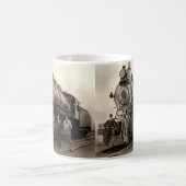 C., 1905 Eisenbahn-Zug Kaffeetasse (Mittel)