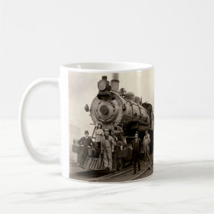 C., 1905 Eisenbahn-Zug Kaffeetasse