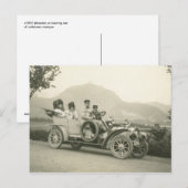 c 1907 Tourenwagen oder Phaeton Postkarte (Vorne/Hinten)