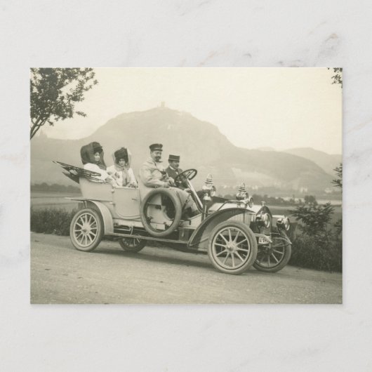 c 1907 Tourenwagen oder Phaeton Postkarte (Vorderseite)