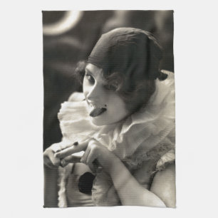 C. 1910 Pretty Woman's Spott Küchentuch