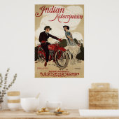 c) 1915 NIEDERLANDE MOTORRÄDER Poster (Küche)