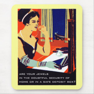 C. 1915 sind Ihre Juwelen sicher Mousepad