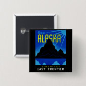 C., 1935 sehen Sie Alaska! Button (Vorne & Hinten)
