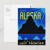 C. 1935 Sehen Sie Alaska! Postkarte (Vorne/Hinten)