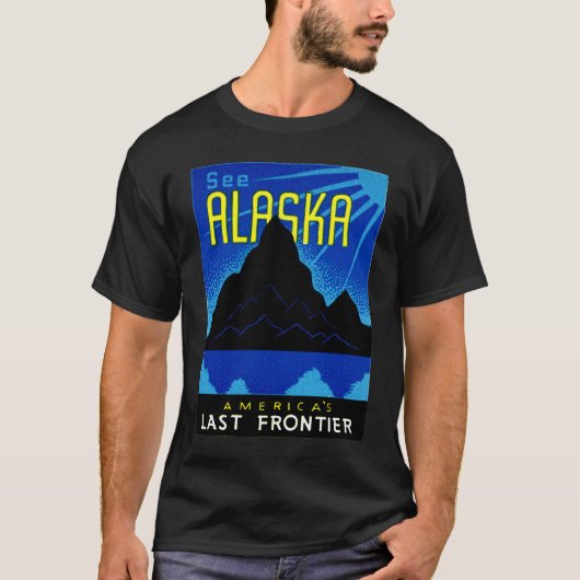 C., 1935 sehen Sie Alaska! T-Shirt (Vorderseite)