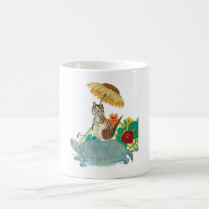 C.1940 EICHHÖRNCHEN-ILLUSTRATION VINTAGE! ALT! MAL KAFFEETASSE