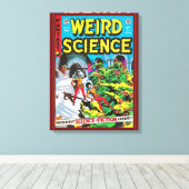C 1950S COMIC BUCH "WEIRD SCIENCE" LEINWANDDRUCK (Insitu (Holzboden))