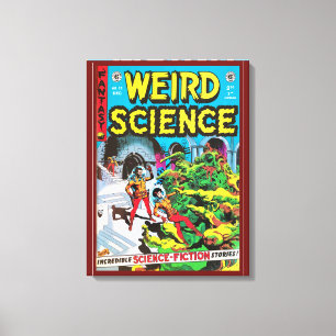 C 1950S COMIC BUCH "WEIRD SCIENCE" LEINWANDDRUCK