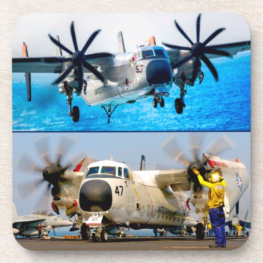 C-2 GREYHOUND GETRÄNKEUNTERSETZER (Vorderseite)