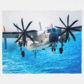 C-2A GREYHOUND FLEECEDECKE (Vorderseite (Horizontal))