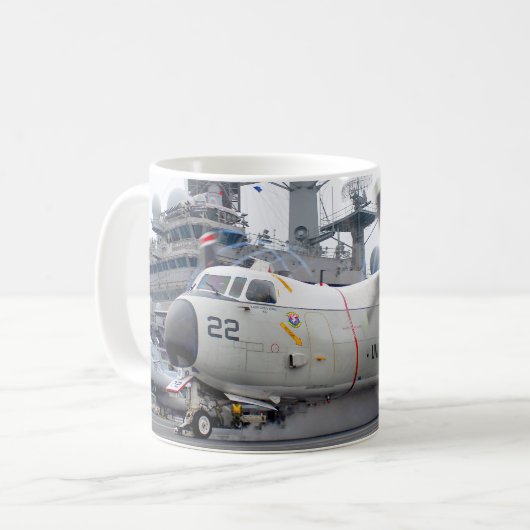 C-2A GREYHOUND KAFFEETASSE (Vorderseite Links)