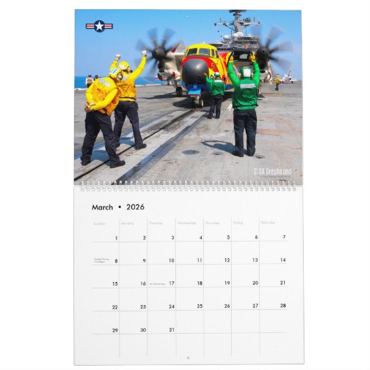 C-2A GREYHOUND KALENDER (Mär 2026)