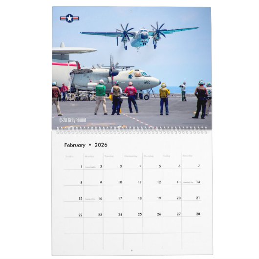 C-2A GREYHOUND KALENDER (Feb 2026)