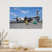 C-2A Greyhound Poster (Küche)