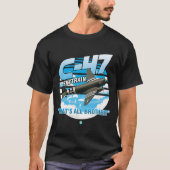 C-47 Skytrain WWII Transport Airplane T - Shirt Gi (Vorderseite)
