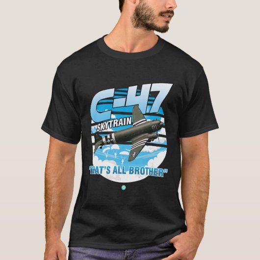 C-47 Skytrain WWII Transport Airplane T - Shirt Gi (Vorderseite)