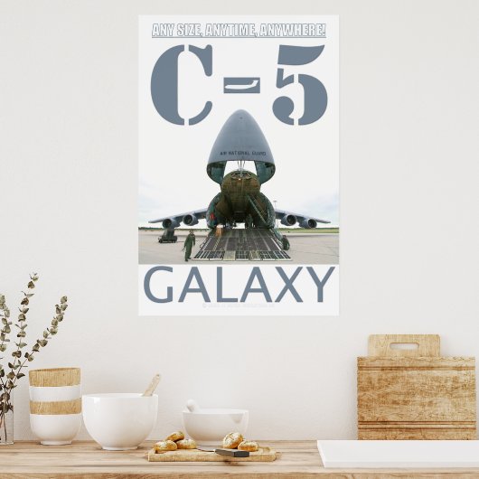 C-5 GALAXY POSTER (Küche)