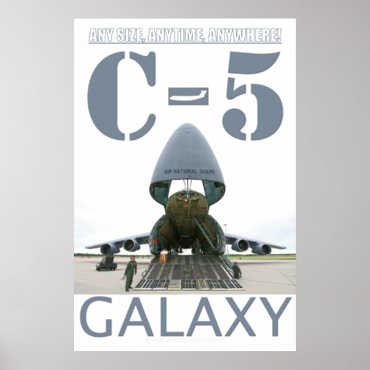 C-5 GALAXY POSTER (Vorne)