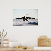 C-5B Galaxy Aircraft Poster (Küche)