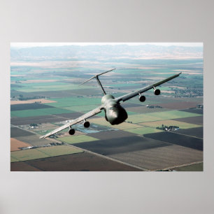 C-5B Galaxy Aircraft Poster