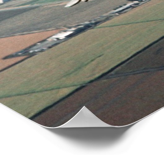 C-5B Galaxy Aircraft Poster (Ecke)