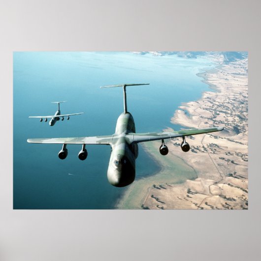 C-5B Galaxy Aircraft Poster (Vorne)