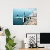 C-5B Galaxy Aircraft Poster (Heimbüro)