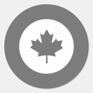 C.A.F. Ghost-Kreisel Runder Aufkleber