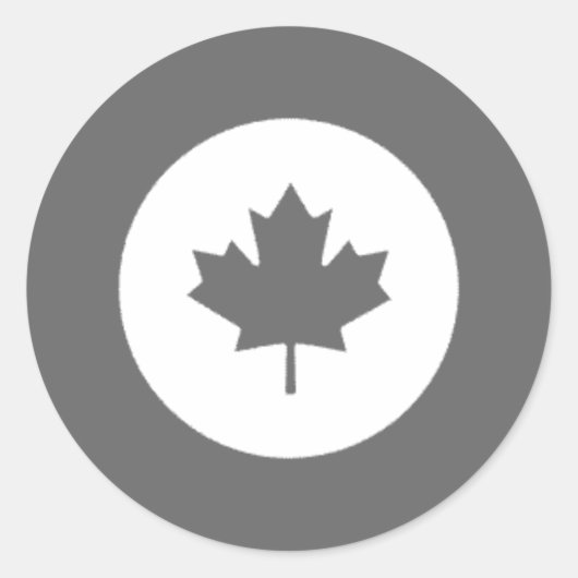 C.A.F. Ghost-Kreisel Runder Aufkleber (Vorderseite)