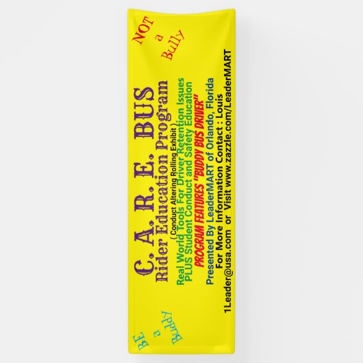 C.A.R.E. BUS Rider Bildung Programm Banner anzeige (Vertikal)