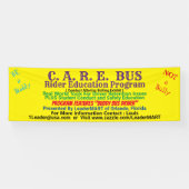 C.A.R.E. BUS Rider Bildung Programm Banner anzeige (Horizontal)