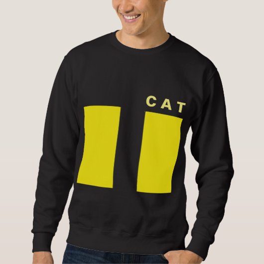 C A T SWEATSHIRT (Vorderseite)