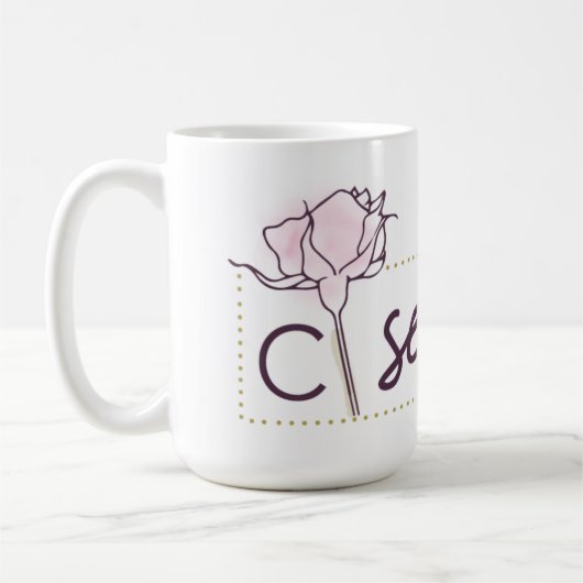 C-Abschnitt Starke weiße Tasse (Links)