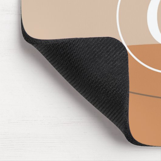 C - Anfangsbuchstaben C Abstraktes Design Mousepad (Ecke)