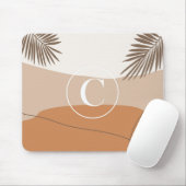C - Anfangsbuchstaben C Abstraktes Design Mousepad (Mit Mouse)