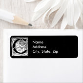 C-Art Nouveau Lady Initial (Insitu)