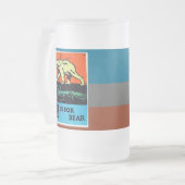 C.B. Falls - B ist für Bären Mattglas Bierglas (Vorderseite Links)