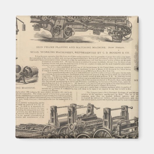 C B Rogers and Company Magnet (Vorne)