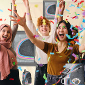 "C"  BEDRUCKTER RUCKSACK