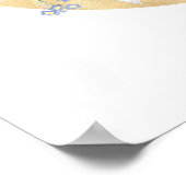 C-Buchstaben personalisierte Bezeichnung Monogramm Poster (Ecke)