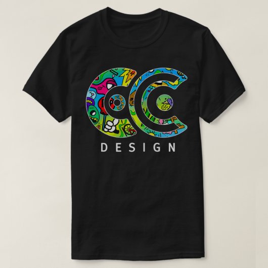 C C Design Brand Reißverschluss  T-Shirt (Design vorne)