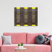 C.C. Tec.3 Wrapped Canvas Leinwanddruck (Insitu (Wohnzimmer))
